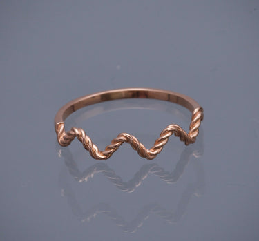 Anillo 1.3gr / TALLA 7 / Oro Rosado Nac M