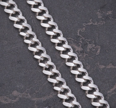 Cadena cubana 25.45gr / Largo 65cm / Plata B
