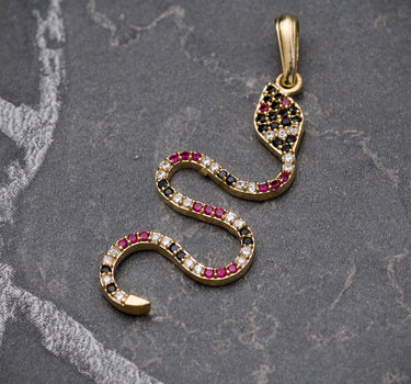 Dije de serpiente 2.3gr / 4cm / Oro Amarillo Nac B