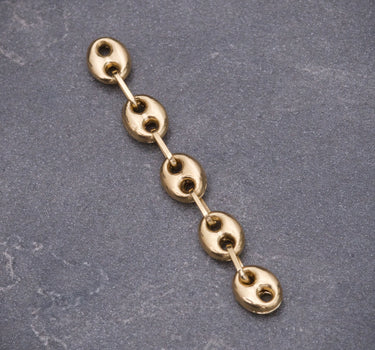 Herraje gc 0.6gr / Largo 3.3cm / Oro Amarillo Nac B