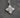 Dije lucky clover piedra blanca con swarovski blanco 1.3gr / Largo 2cm / Oro Blanco Nac B