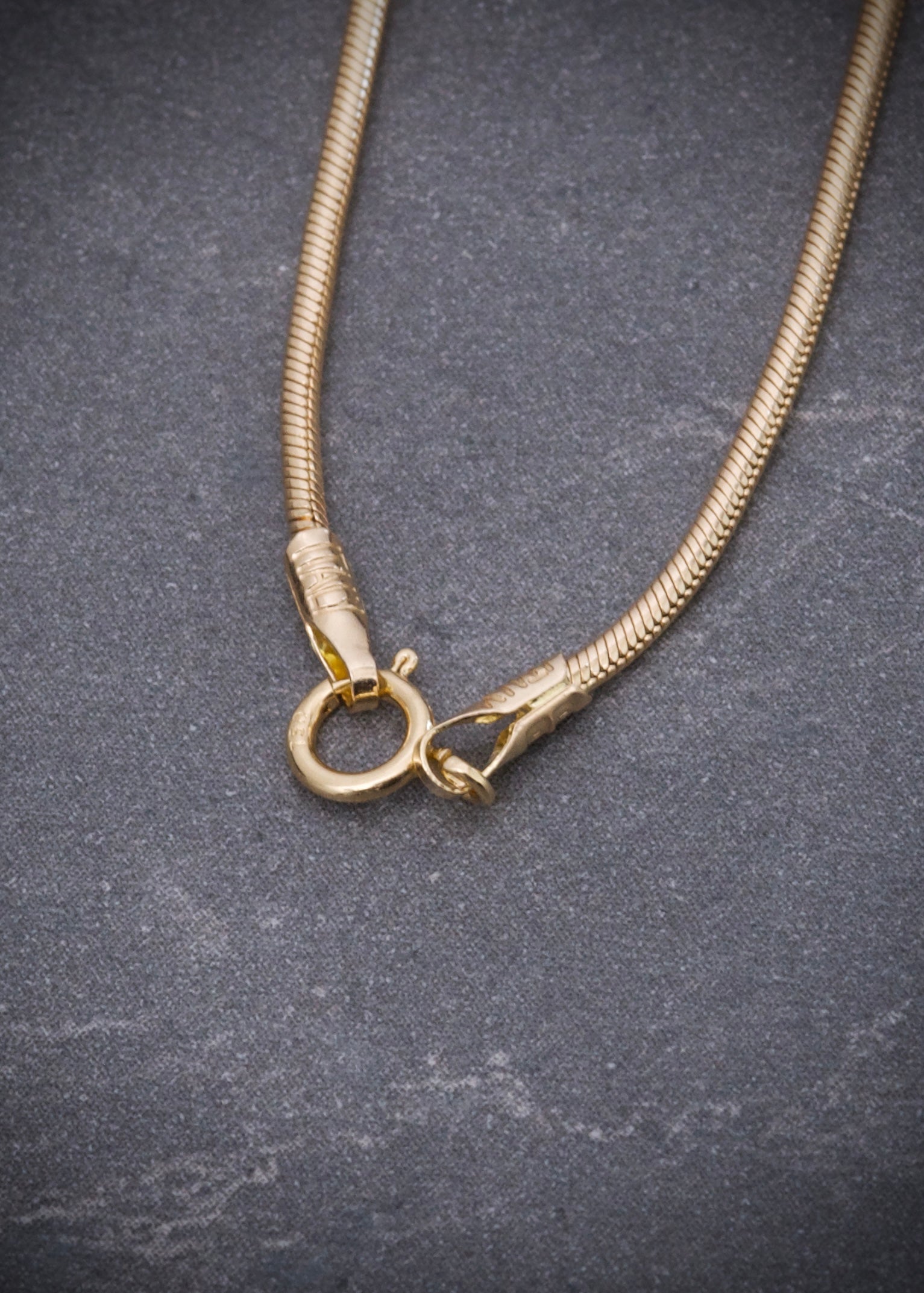 Cadena cola de raton 8.65gr / Largo 50cm / Oro Amarillo italy +3 M