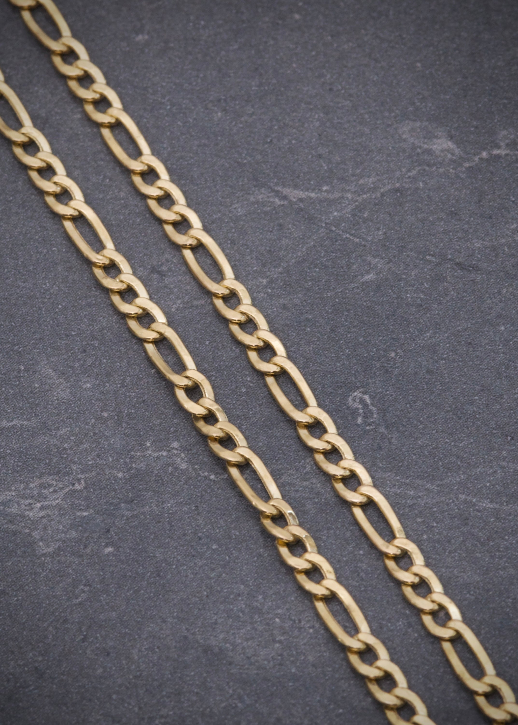Cadena figaro 6.15gr / Largo 60cm / Oro Amarillo italy cte P