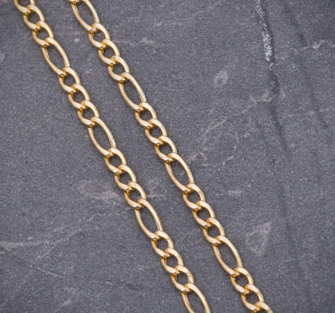 Cadena figaro 3.15gr / Largo 65cm / Oro Amarillo italy cte M