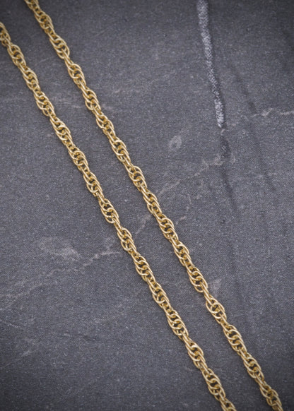 Cadena singapur 2.7gr / Largo 45cm / Oro Amarillo italy +3 M