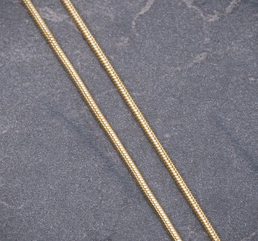 Cadena cola de raton 4.65gr / Largo 45cm / Oro Amarillo italy +3 B