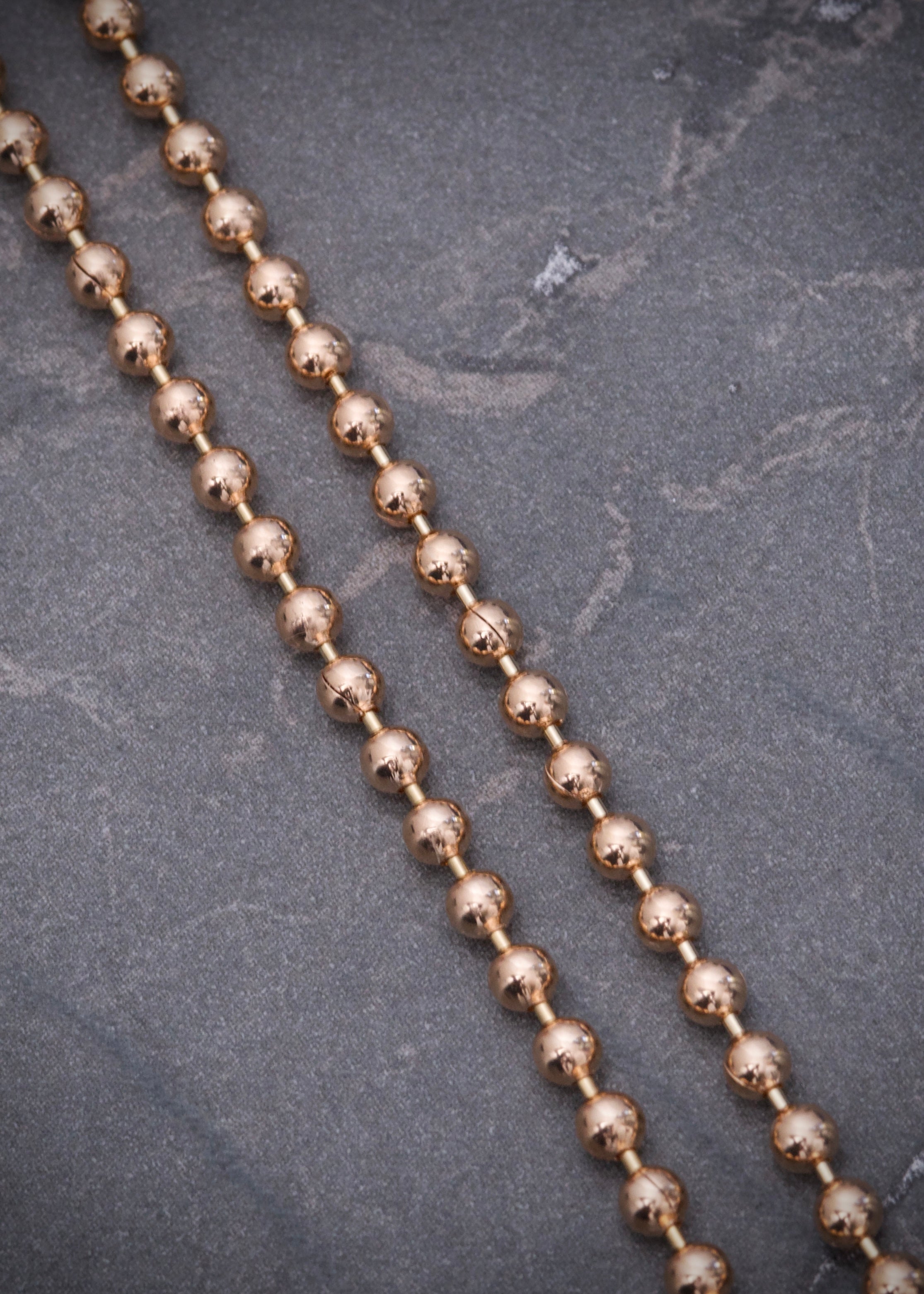 Cadena militar 2mm 14.65gr / Largo 60cm / Oro Rosado italy +3 B