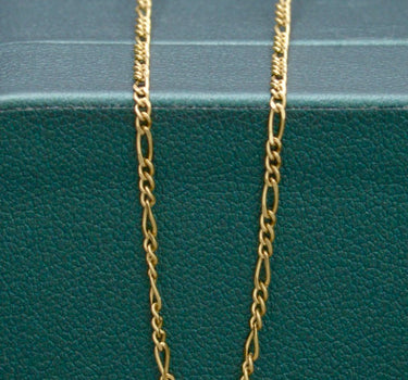 Cadena tejido figaro 17gr / 65cm / Oro Amarillo italy cte M
