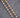Cadena militar diamantada 4mm 27.25gr / Largo 60cm / Tres Oros Nac (Joya) P