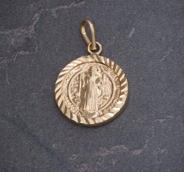 Dije san benito 1.05gr / Largo 2.2cm / Oro Amarillo Nac B