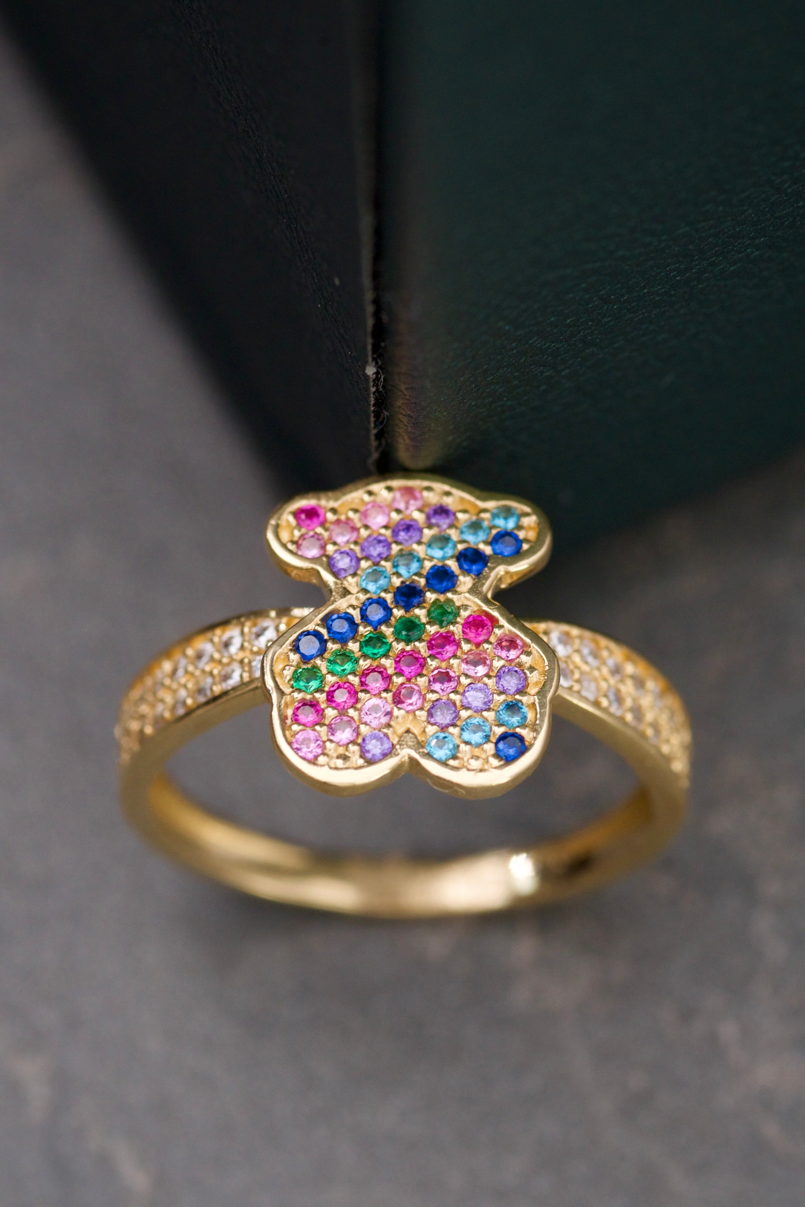 Anillo oso th 2.7gr / Talla 6 1/4 Oro Amarillo Nac B