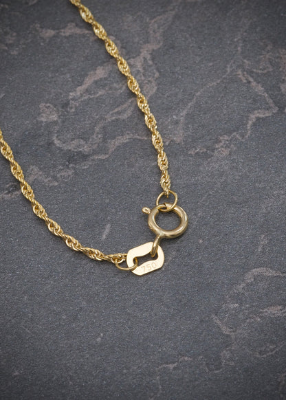 Cadena Lazo 0.85gr / 45cm / 1.2mm — Oro Amarillo
