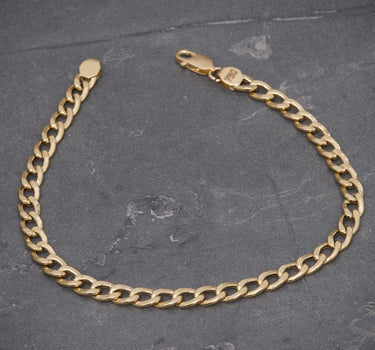 Pulso cubano 3.4gr / Largo 19.5cm / Oro Amarillo italy cte M
