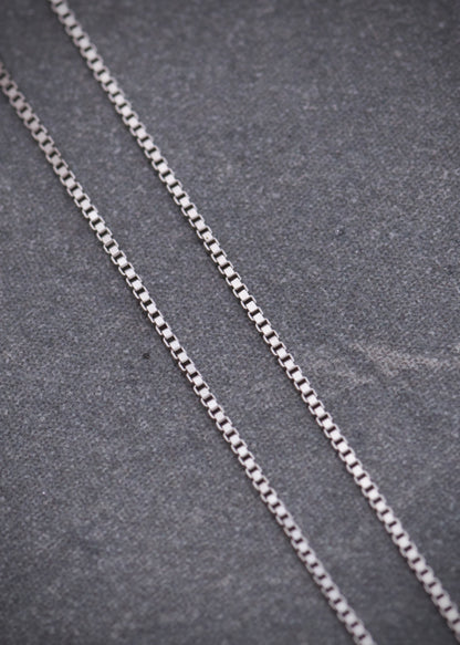 Cadena veneciana 1.4gr / Largo 45cm / Oro Blanco italy +3 B