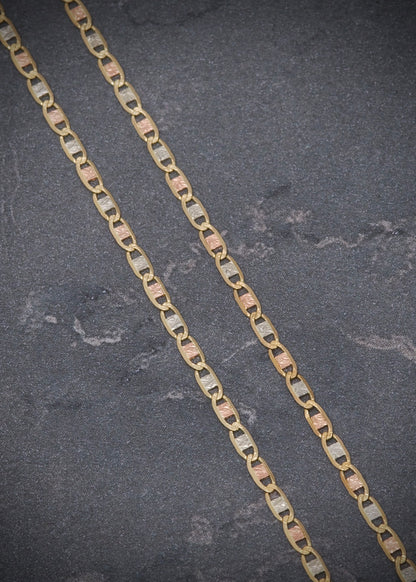Cadena plana 2.2gr / Largo 45cm / Tres Oros italy +3 B