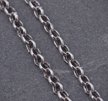 Cadena aro seguido 2.1gr / Largo 50cm / Oro Blanco italy +3 P