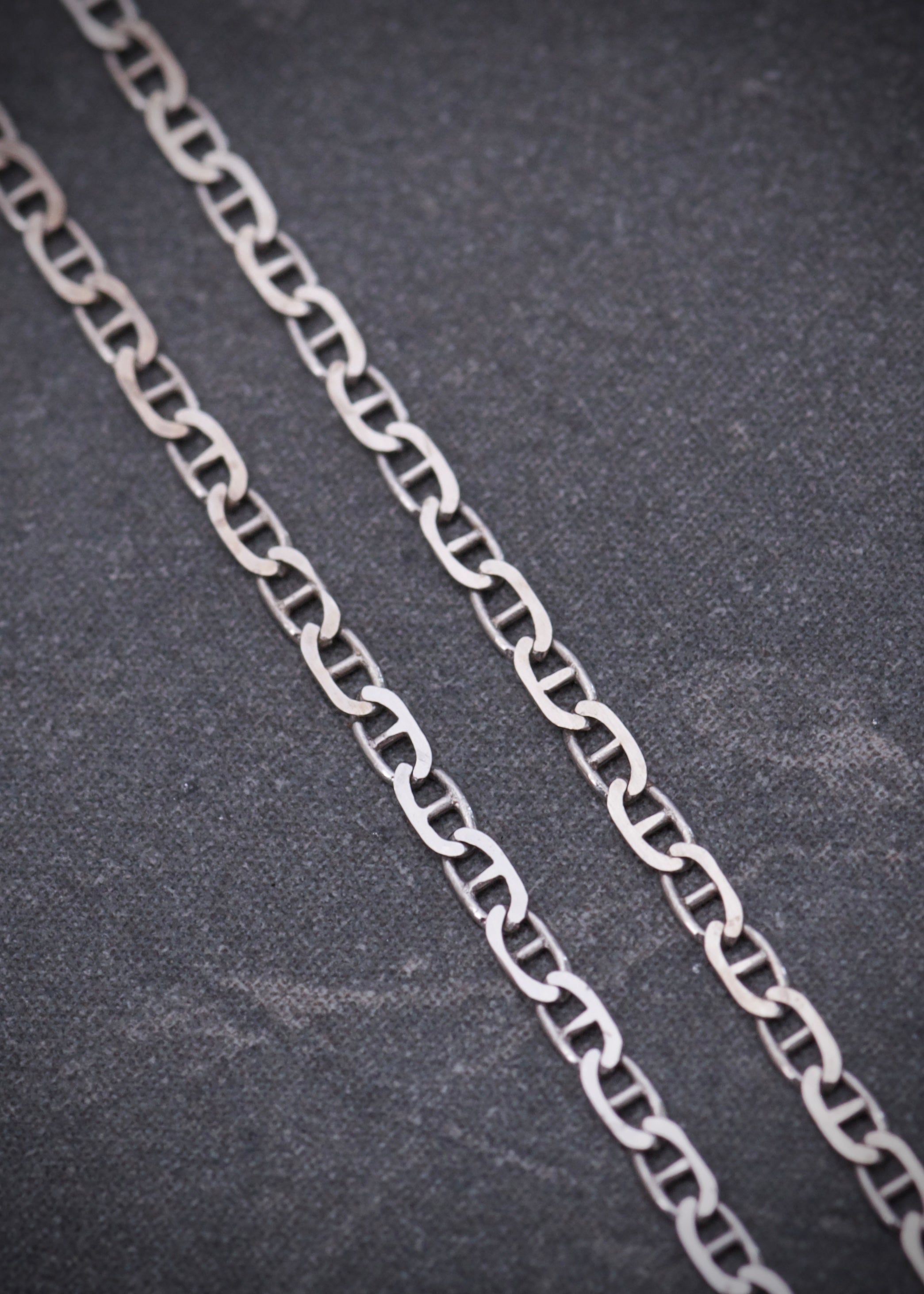 Cadena escalera 1.6gr / Largo 45cm / Oro Blanco italy +3 B