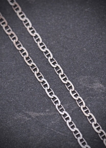 Cadena escalera 1.6gr / Largo 45cm / Oro Blanco italy +3 B