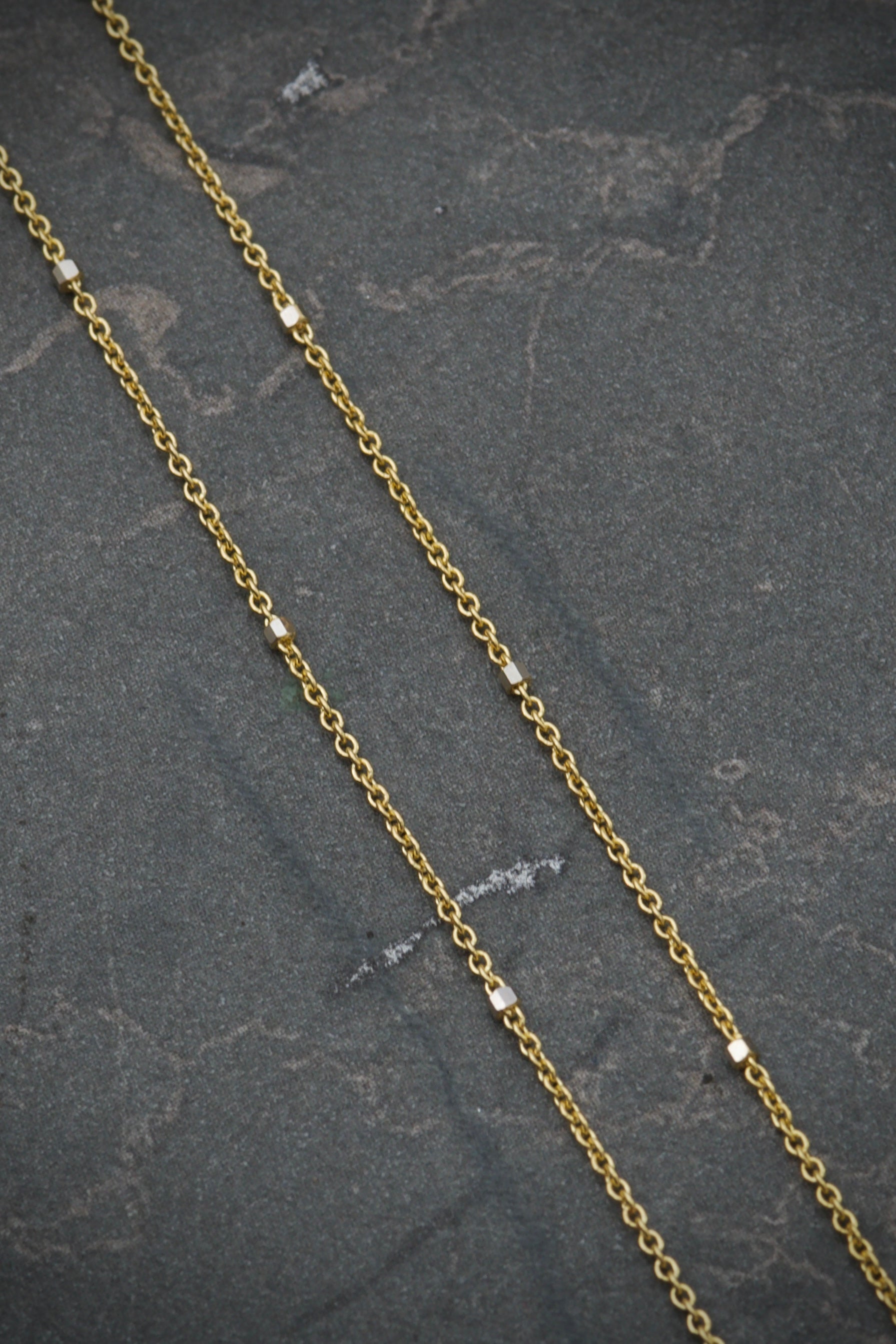 Cadena tejido rolon especial 1.85gr / Largo 50 cm / Dos Oros italy +3 P