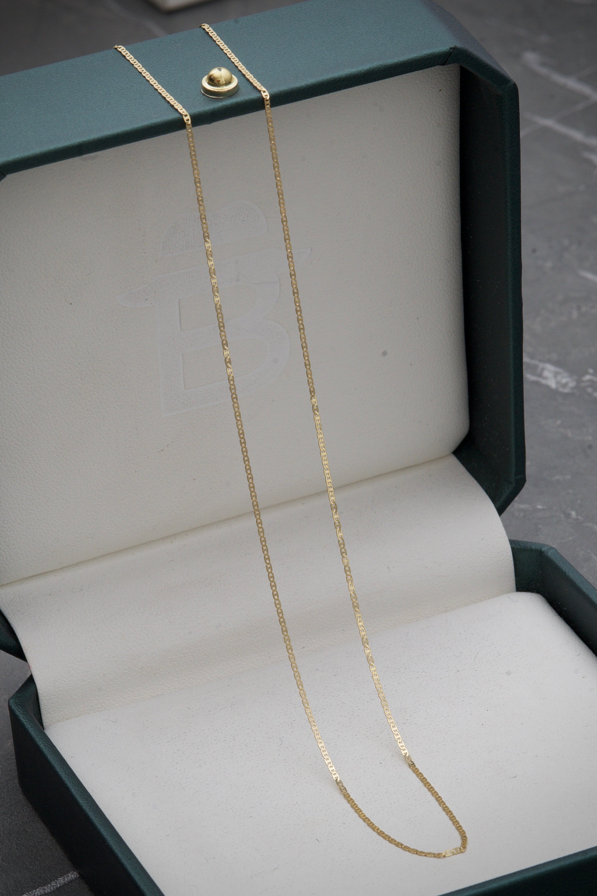 Cadena plana 1.4gr / LArgo 45 cm / Oro Amarillo italy +3 P