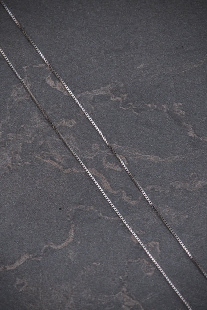 Cadena veneciana 1.5gr / Largo 50cm / Oro Blanco italy +3 B