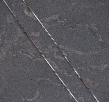 Cadena veneciana 1.5gr / Largo 50cm / Oro Blanco italy +3 B