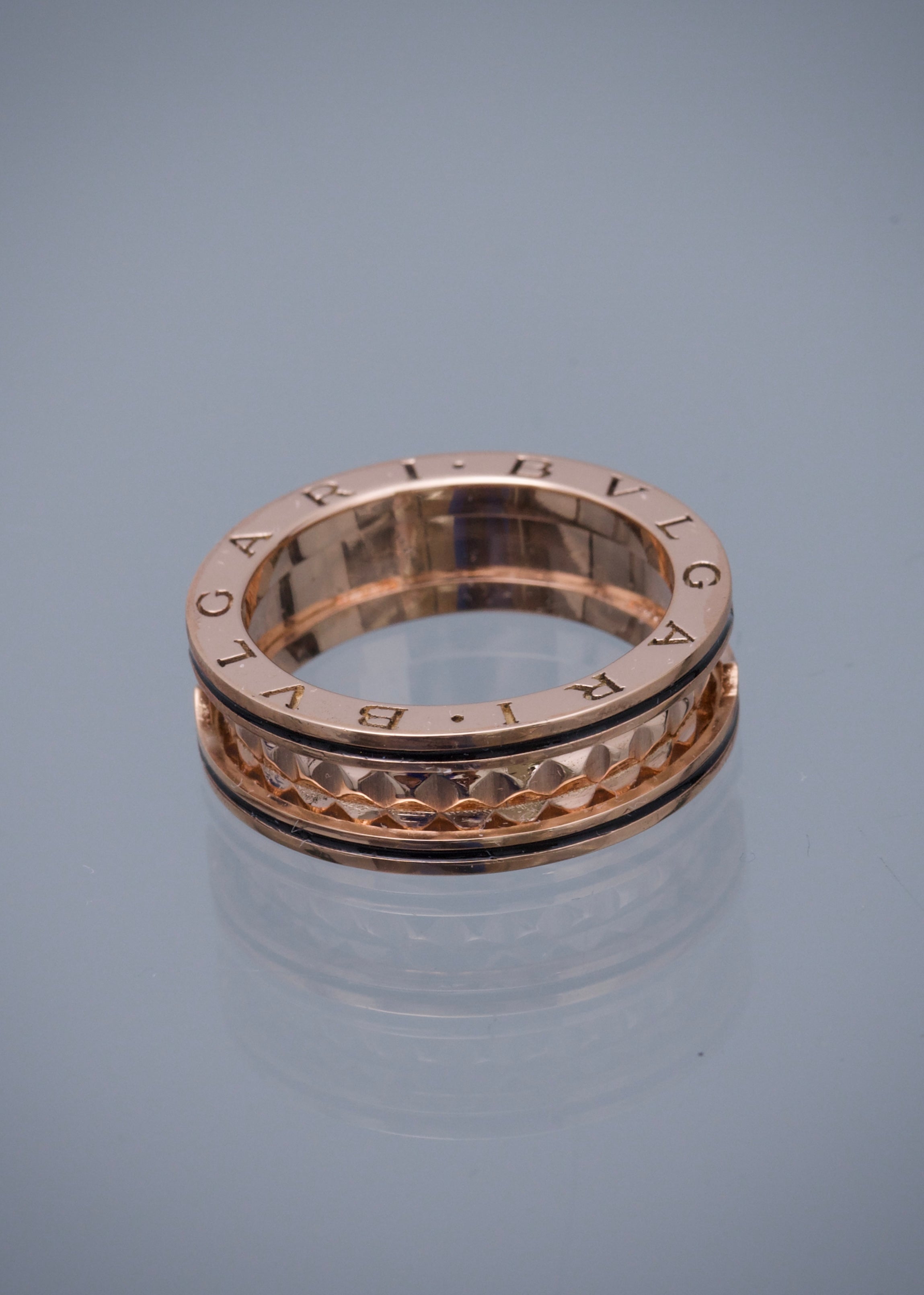Anillo bv 13.05gr / TALLA 9 3/4 / Oro Rosado Nac B