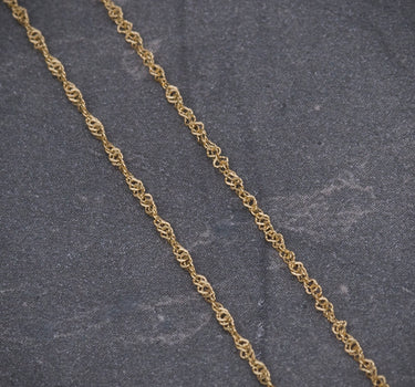 Cadena singapur 0.9gr / Largo 50cm / Oro Amarillo italy +3 P