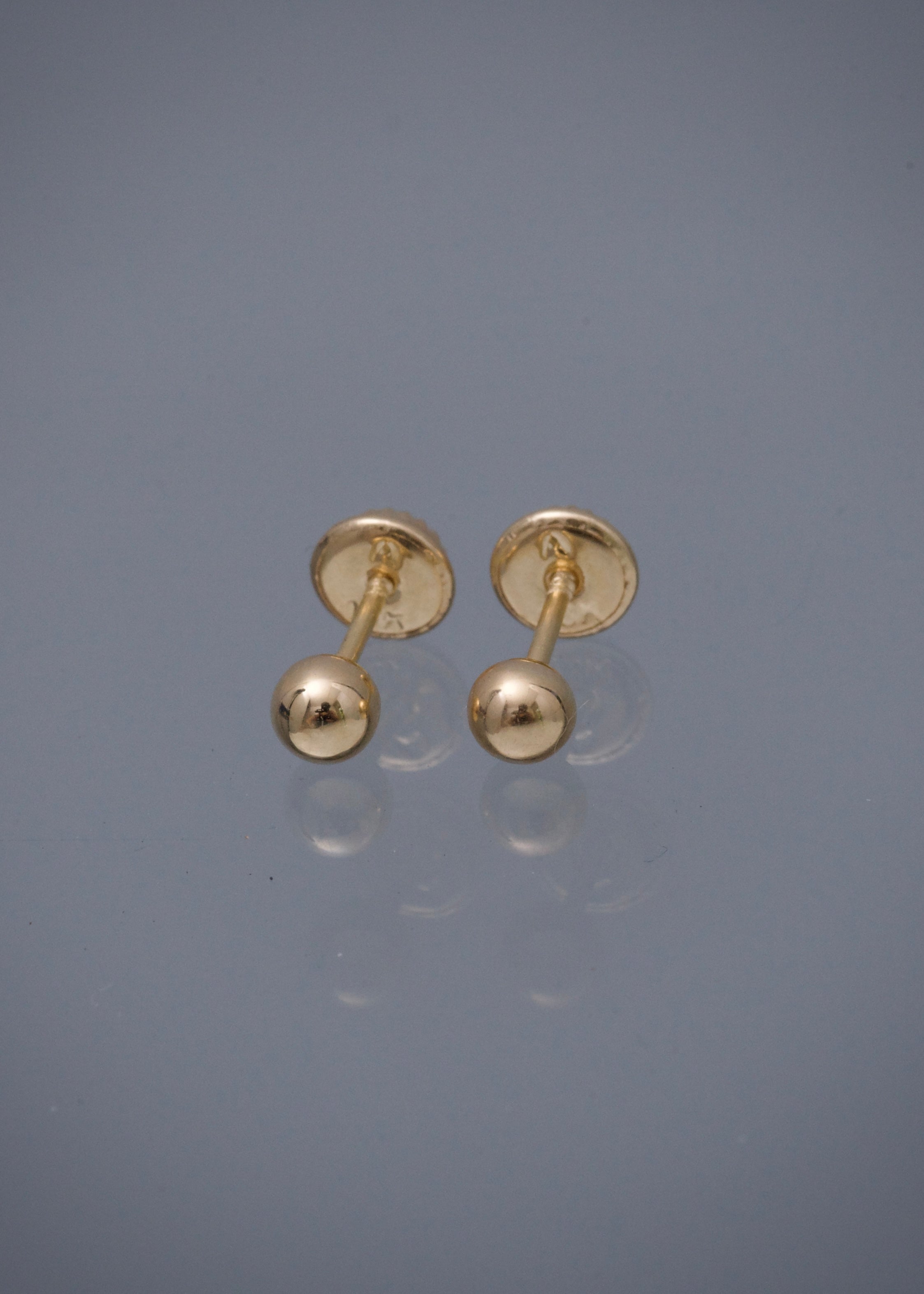 Topos Bola Lisa 4mm 0.45gr — Oro Amarillo