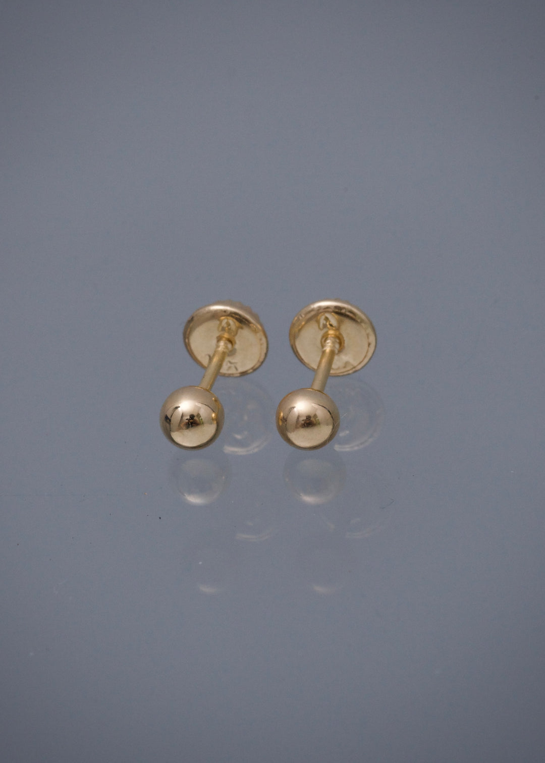 Topos Bola Lisa 4mm 0.45gr — Oro Amarillo