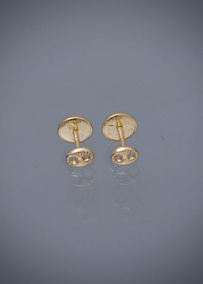Topos gc diamantado 0.5gr / Largo 0.4cm / Oro Amarillo Nac P