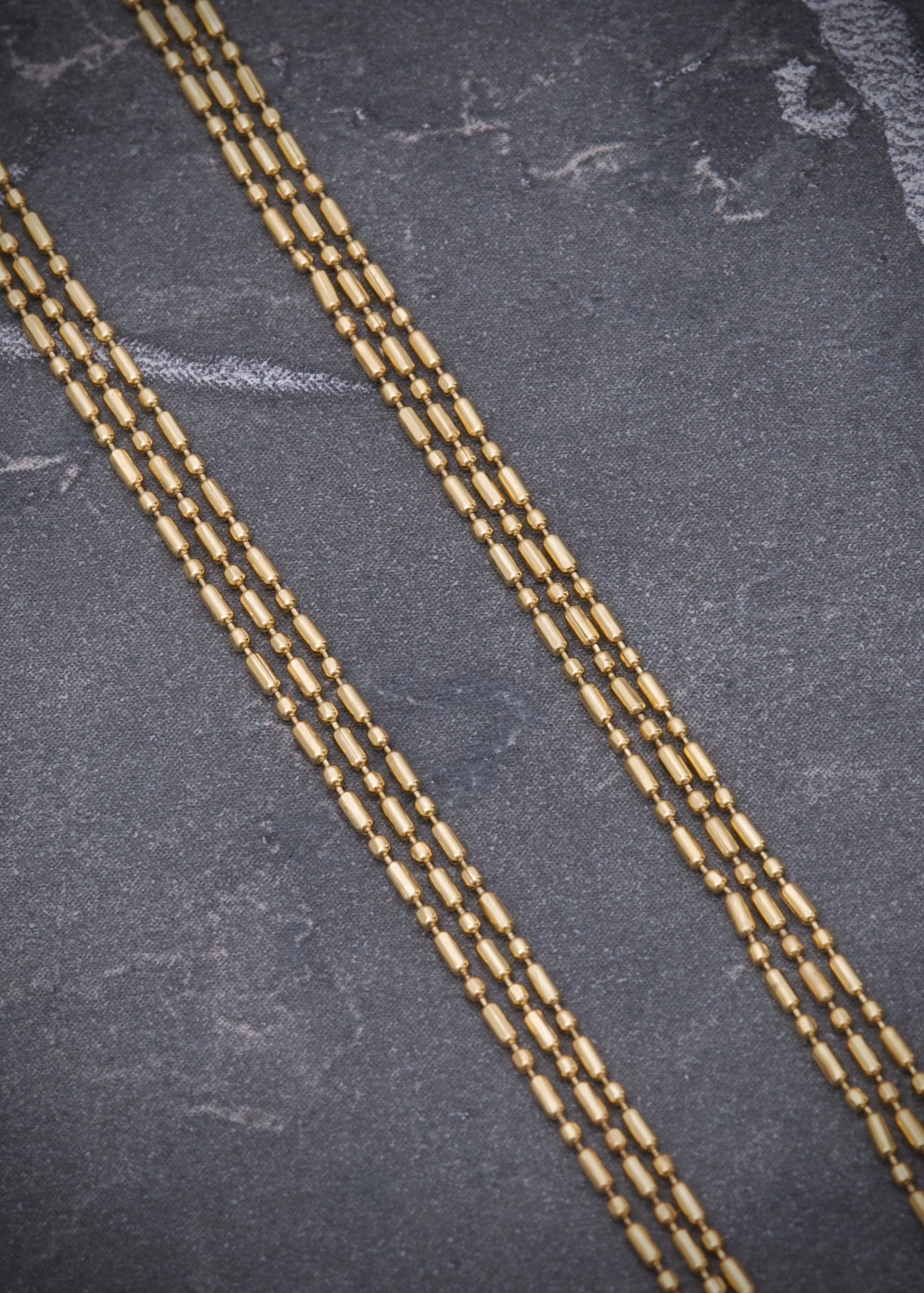 Cadena palito bolita 5.15gr / Largo 50cm / Oro Amarillo italy +3 M