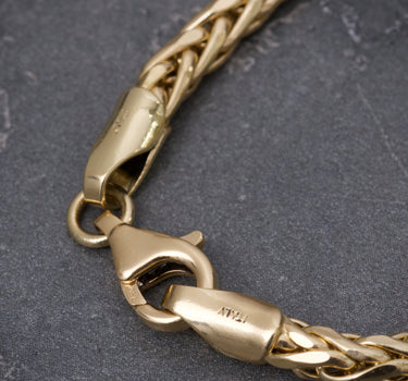 Cadena TIPO FRANCO 19.5gr / LARGO 60cm / Oro Amarillo italy +3 M