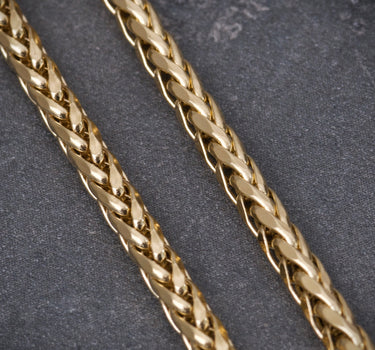 Cadena TIPO FRANCO 7.75gr / LARGO 50cm / Oro Amarillo italy +3 M