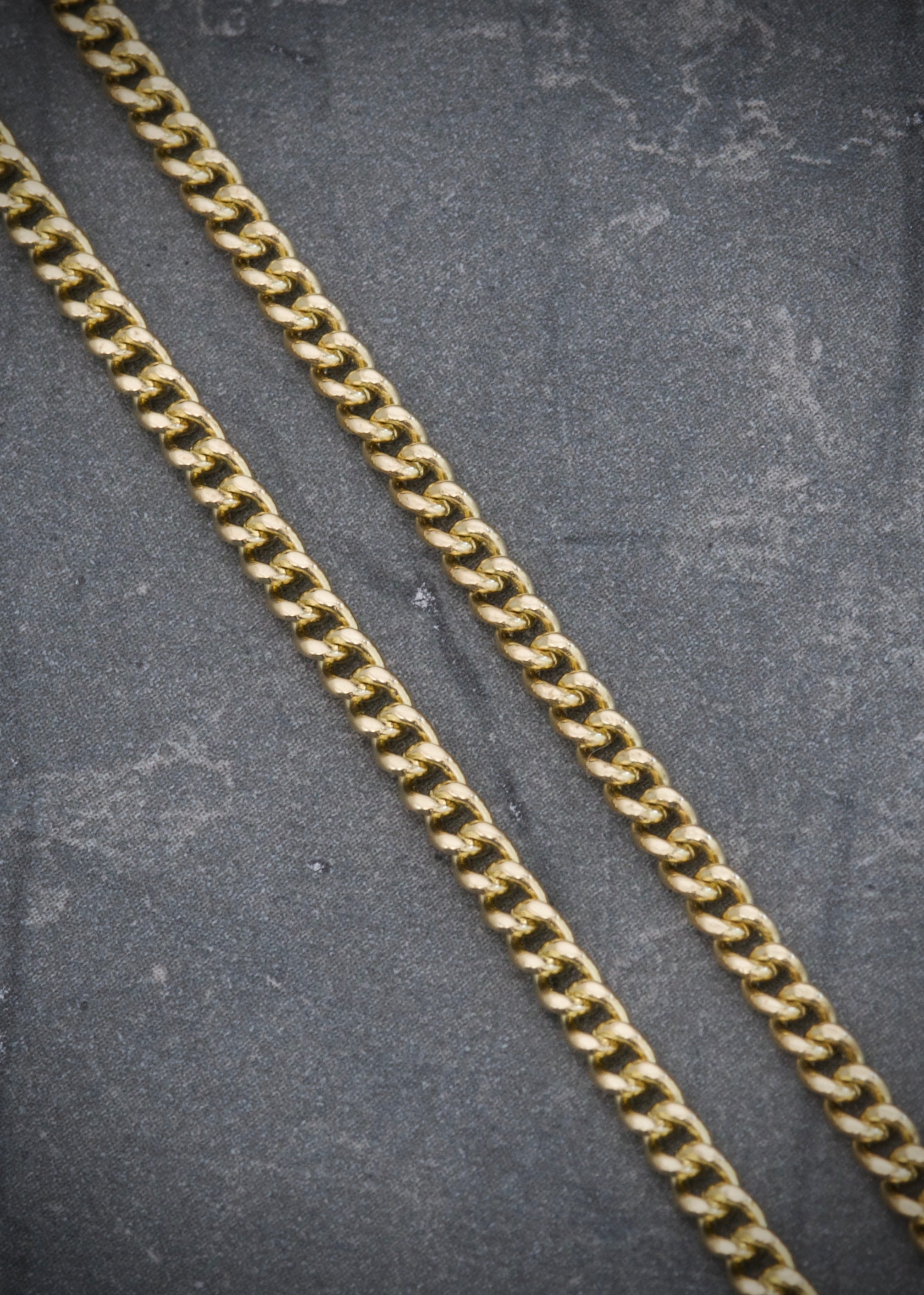 Cadena cubana 16.4gr / Largo 65cm / Oro Amarillo italy cte M