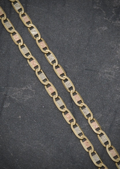 Cadena plana 4.9gr / Largo 45cm / Tres Oros italy +3 P