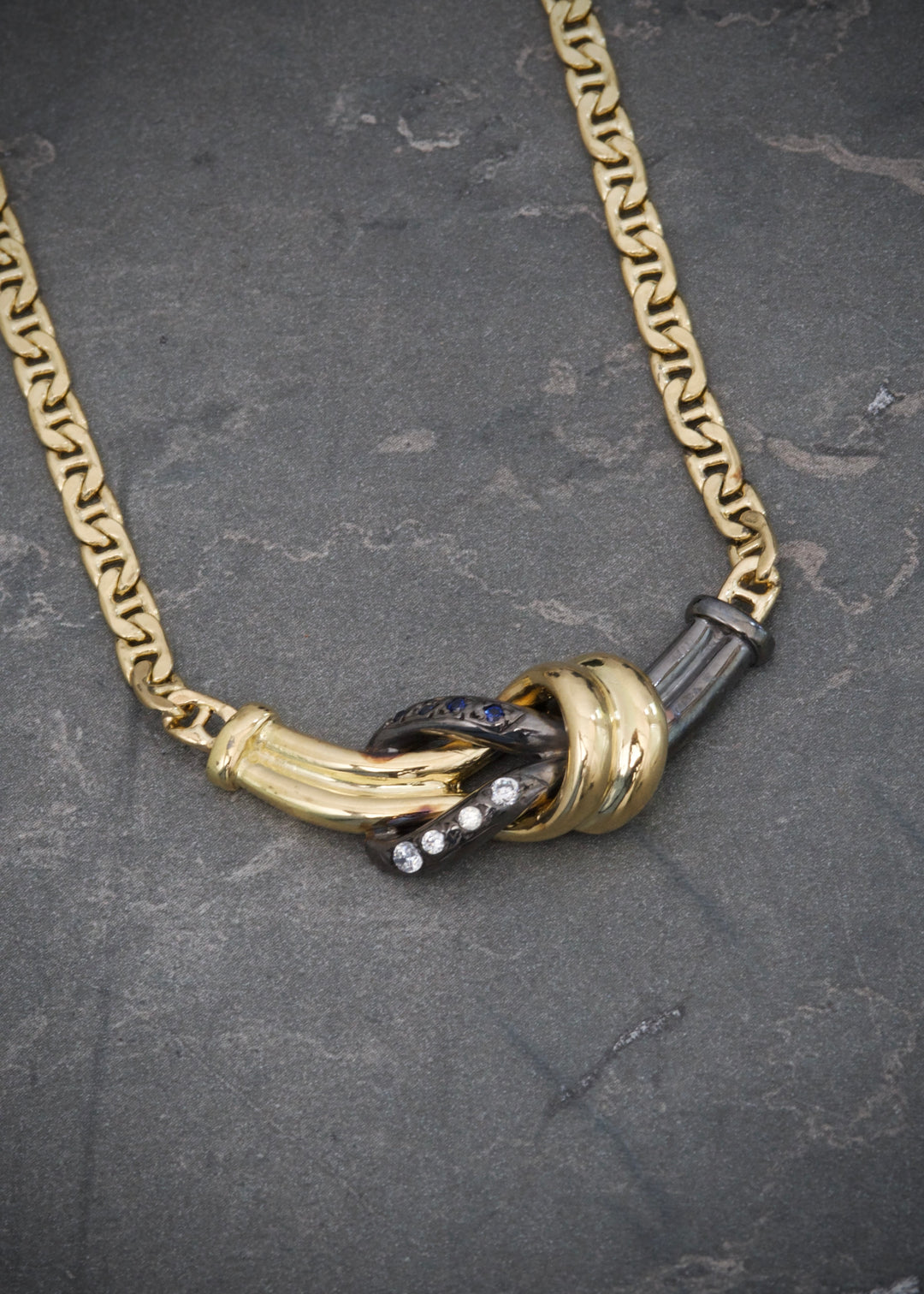 Cadena escalera especial 14.35gr / Largo 45cm — Oro Amarillo
