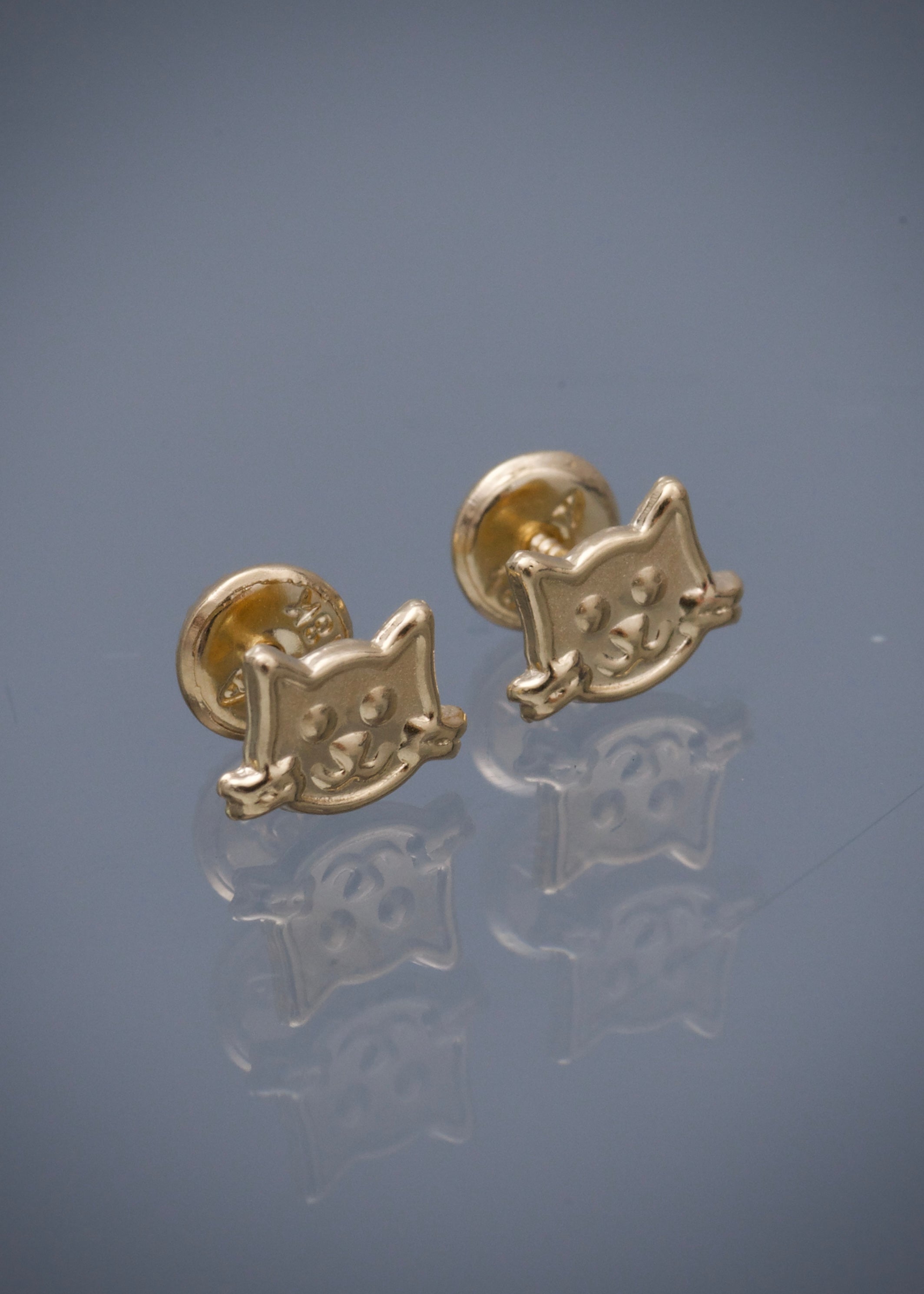 Topos de gato 0.7gr / Oro Amarillo Nac*