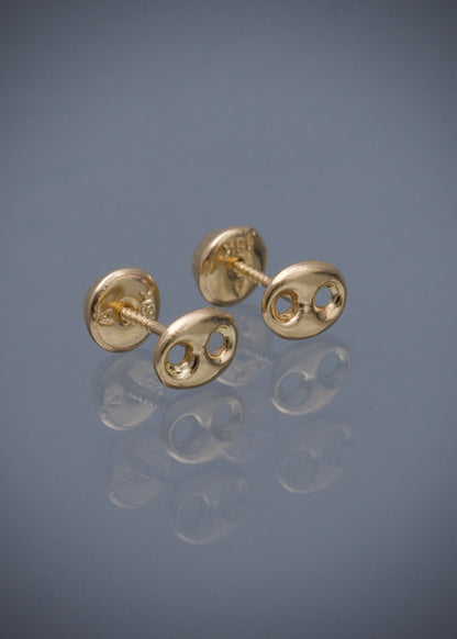Topos gc lisos 0.5gr / Largo 0.5cm / Oro Amarillo Nac B