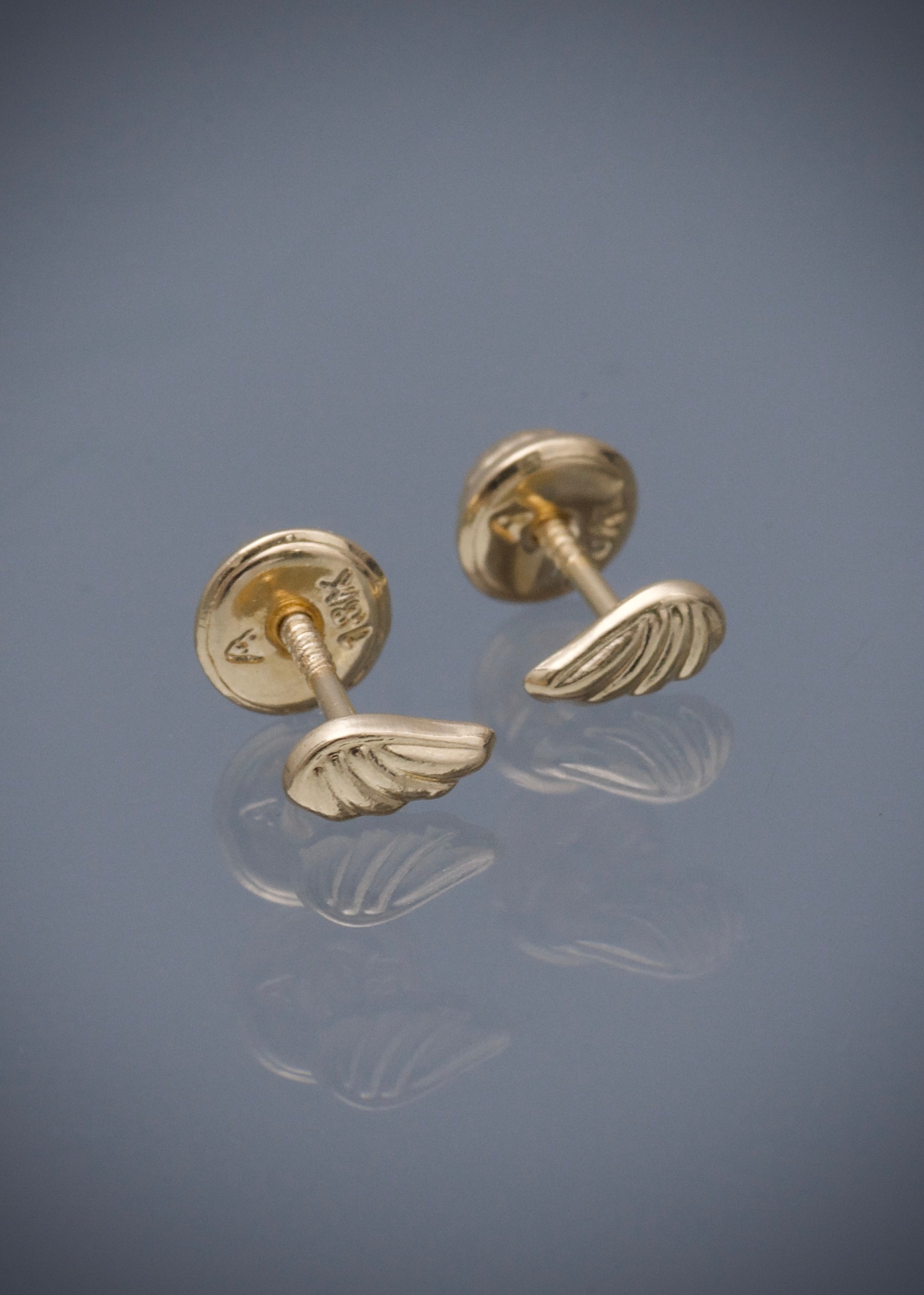 Topos de alas 0.45gr / Largo 0.6cm / Oro Amarillo Nac M