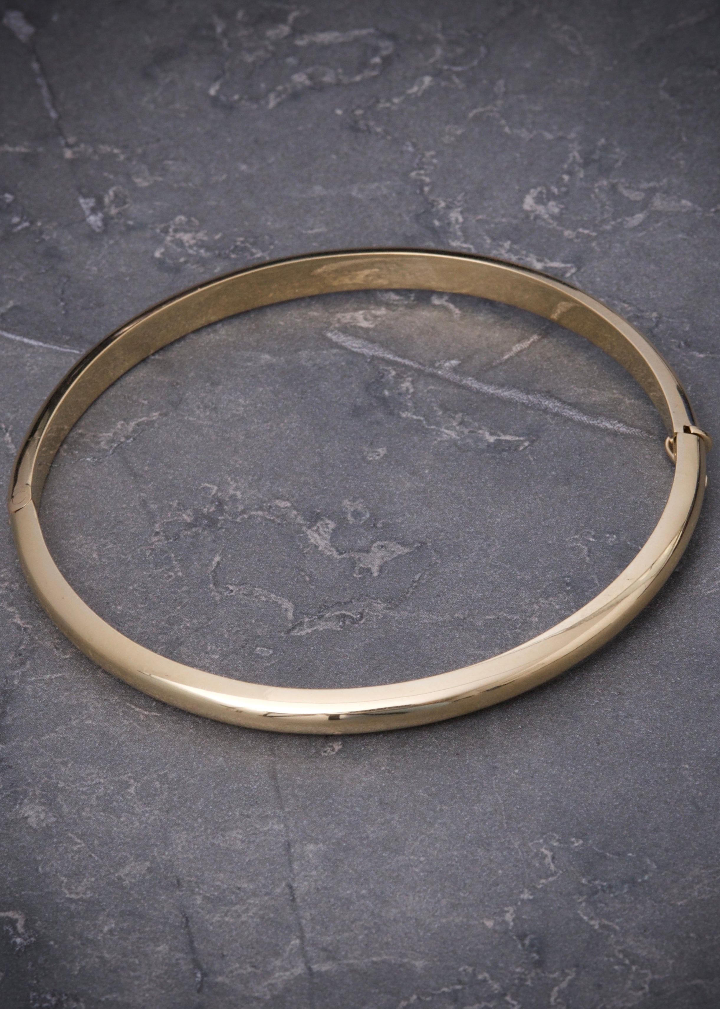Pulso aro liso 9.2gr / Largo 18cm / Oro Amarillo italy +1 P