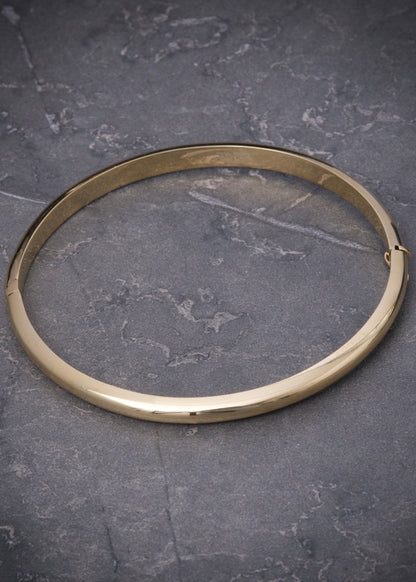 Pulso aro liso 9.2gr / Largo 18cm / Oro Amarillo italy +1 P