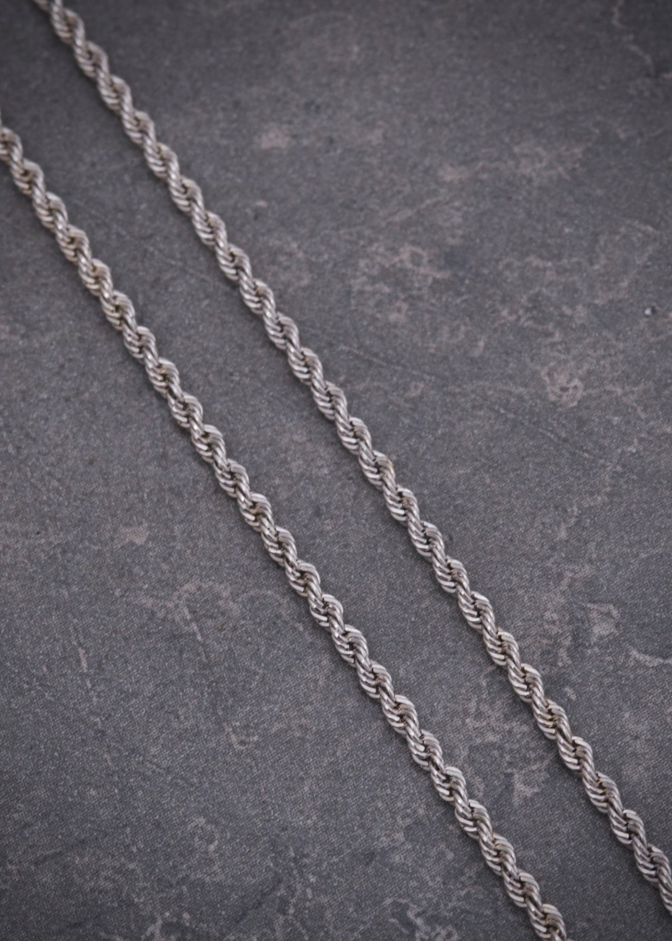 Cadena lazo 1.65gr / Largo 45cm / Oro Blanco italy +2 P