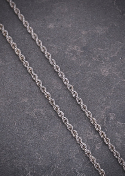 Cadena lazo 1.65gr / Largo 45cm / Oro Blanco italy +2 P