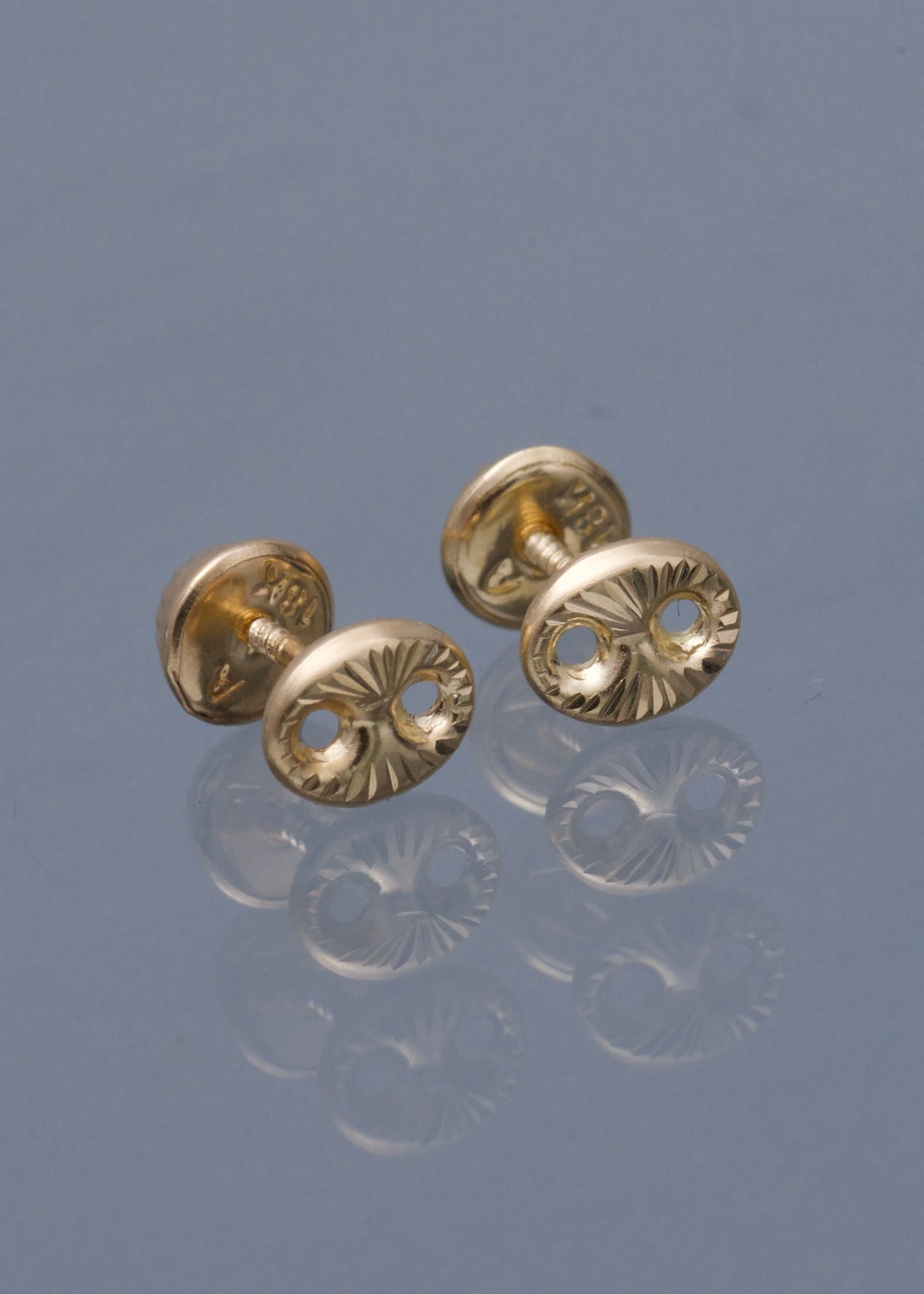 Topos Gc Diamantados 0.65gr / 0.5cm / 6.4mm — Oro Amarillo