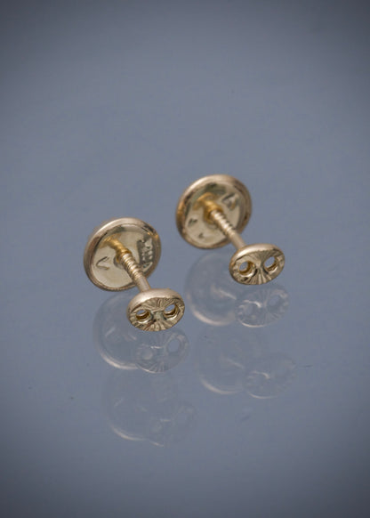 Topos gc diamantado 0.45gr / Largo 0,34cm / Oro Amarillo Nac B