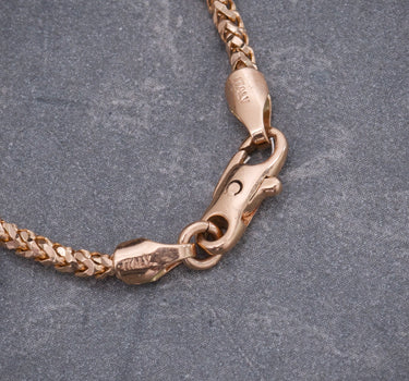 Cadena franco diamantado 15.9gr / Largo 70cm / Oro Rosado italy +4 M