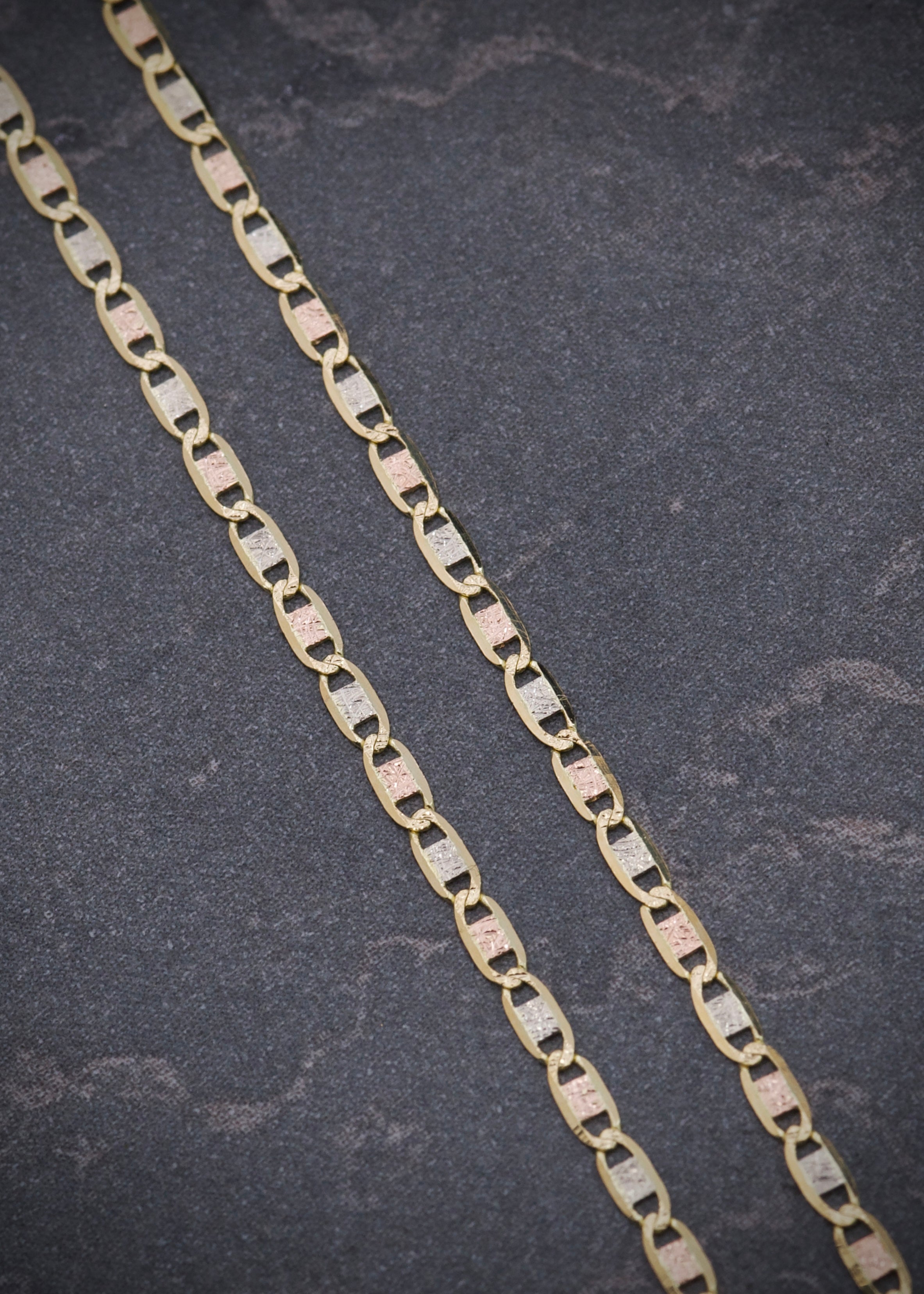 Cadena plana 1.7gr / Largo 40cm / Tres Oros italy +3 B
