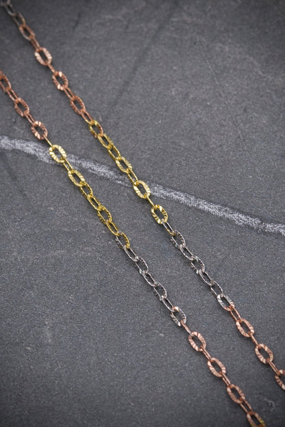 Cadena ARo Seguido DIAmantada 1.9gr / Largo 45cm / Tres Oros italy +3 M