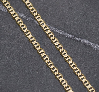 Cadena escalera 6.35gr / Largo 50cm / Oro Amarillo italy +3*